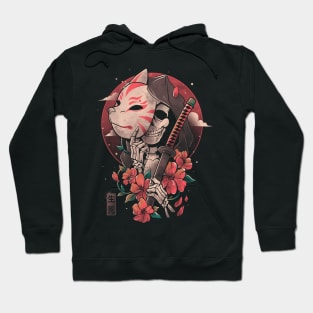 Death Messenger - Skull Anime Flowers Gift Hoodie